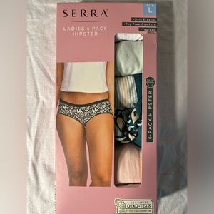 Serra Ladies 6 Pack Hipster